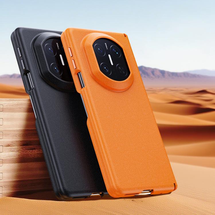 For Huawei Mate X7 Boundless Series Rock Sand Dual Center Magnetic Phone Case