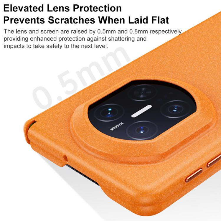 For Huawei Mate X7 Boundless Series Rock Sand Dual Center Magnetic Phone Case