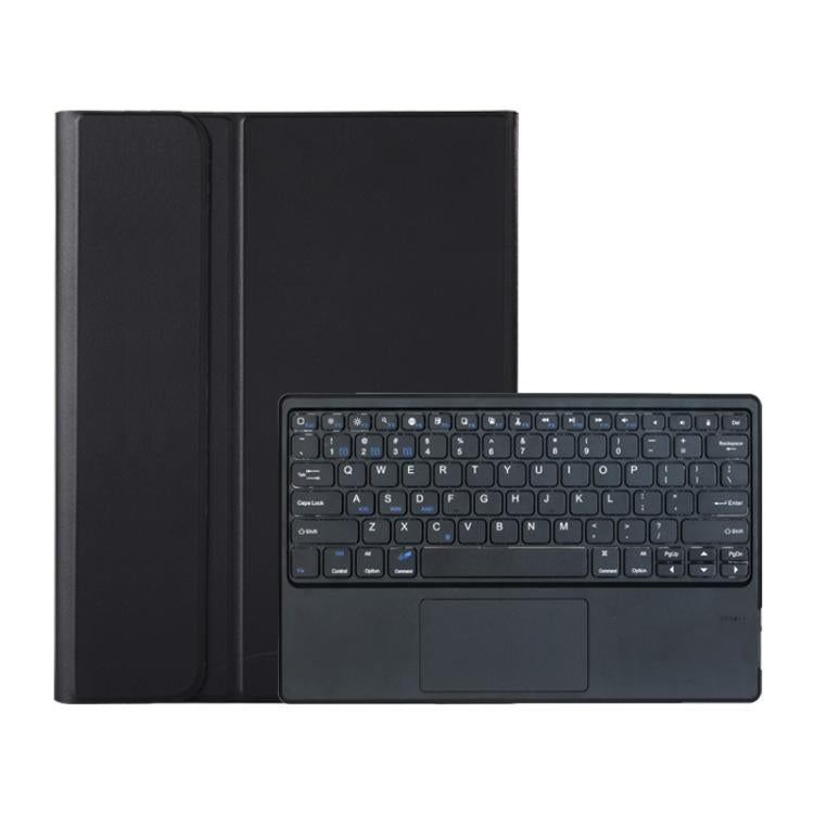 For Lenovo Xiaoxin Pad Pro GT13 AM35-A TPU Ultra-thin Detachable Bluetooth Keyboard Leather Case with Touchpad - Black