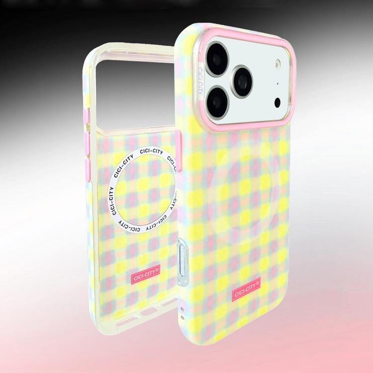 For iPhone 17 Pro Max CICI-CITY CH-61 Crayon Pattern Magnetic Phone Case