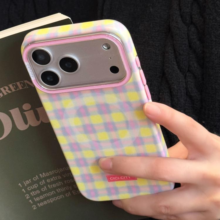 For iPhone 17 Pro Max CICI-CITY CH-61 Crayon Pattern Magnetic Phone Case