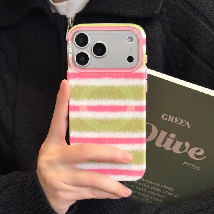 For iPhone 17 Pro CICI-CITY CH-61 Crayon Pattern Magnetic Phone Case
