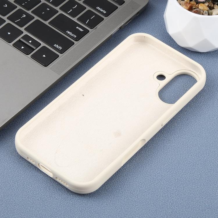 For iPhone 17 Large Hole Daisy Floral Printed Liquid Silicone Phone Case