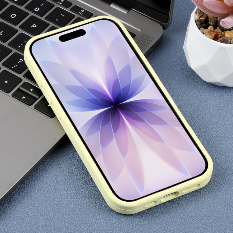 For iPhone 17 Large Hole Daisy Floral Printed Liquid Silicone Phone Case