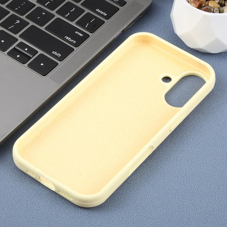 For iPhone 17 Large Hole Daisy Floral Printed Liquid Silicone Phone Case