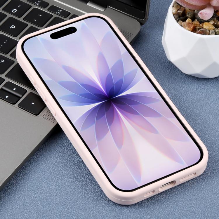For iPhone 17 Large Hole Daisy Floral Printed Liquid Silicone Phone Case
