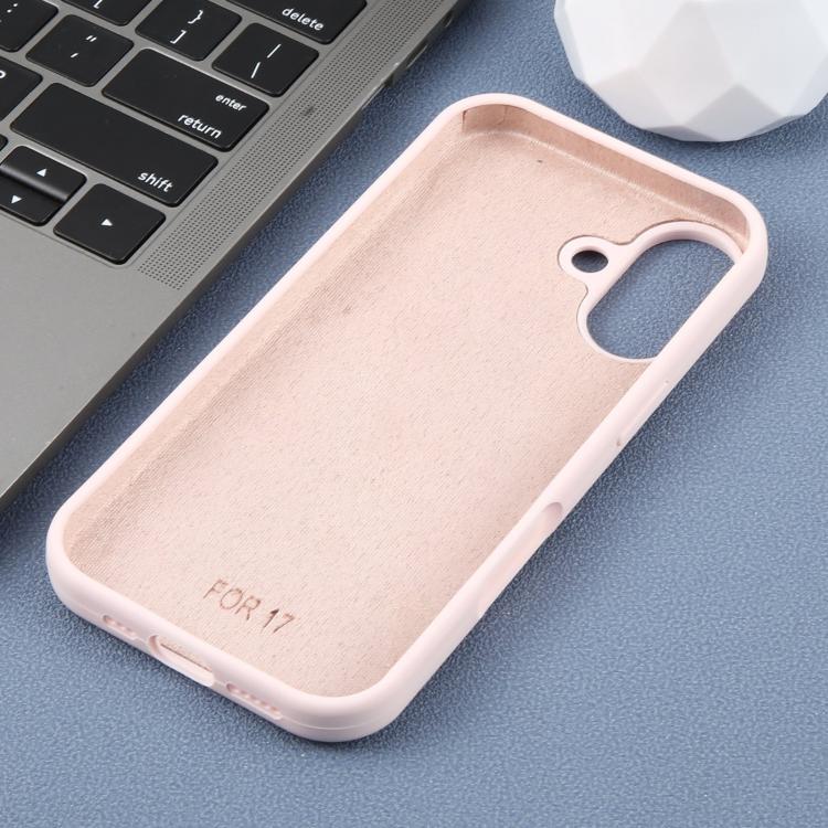 For iPhone 17 Large Hole Daisy Floral Printed Liquid Silicone Phone Case