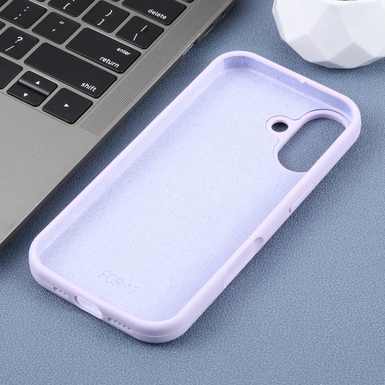 For iPhone 17 Large Hole Daisy Floral Printed Liquid Silicone Phone Case