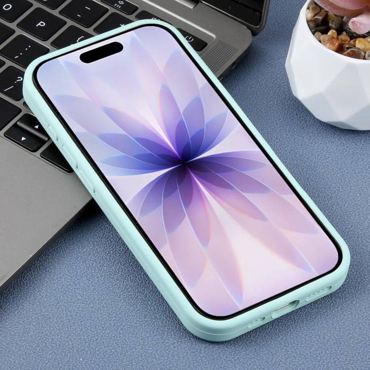 For iPhone 17 Large Hole Daisy Floral Printed Liquid Silicone Phone Case