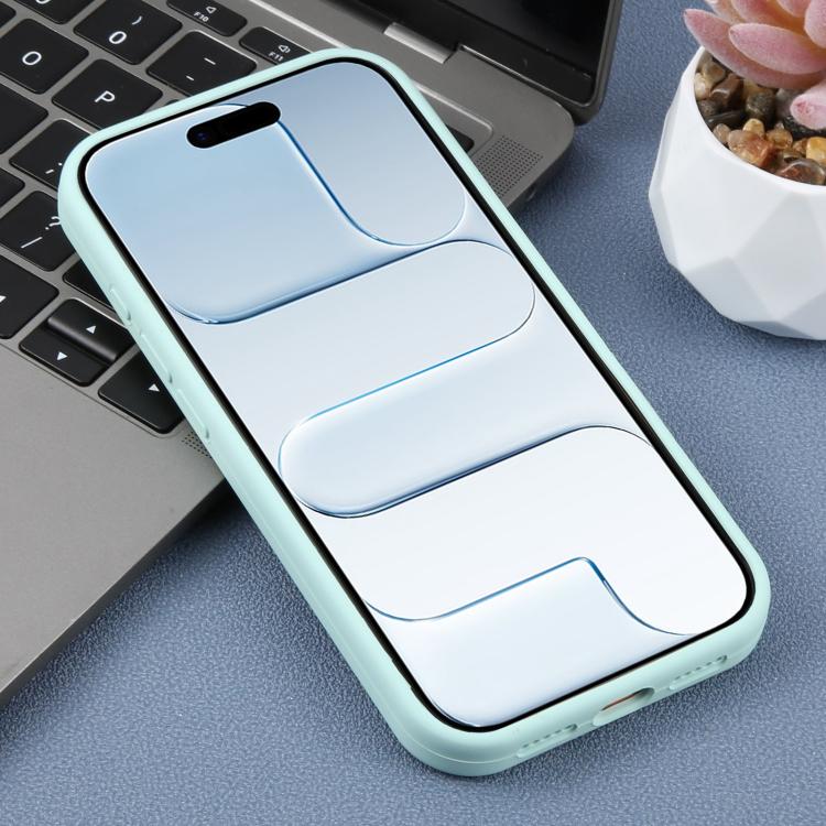 For iPhone Air Large Hole Daisy Floral Printed Liquid Silicone Phone Case