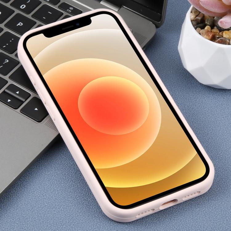 For iPhone 12 Large Hole Daisy Floral Printed Liquid Silicone Phone Case