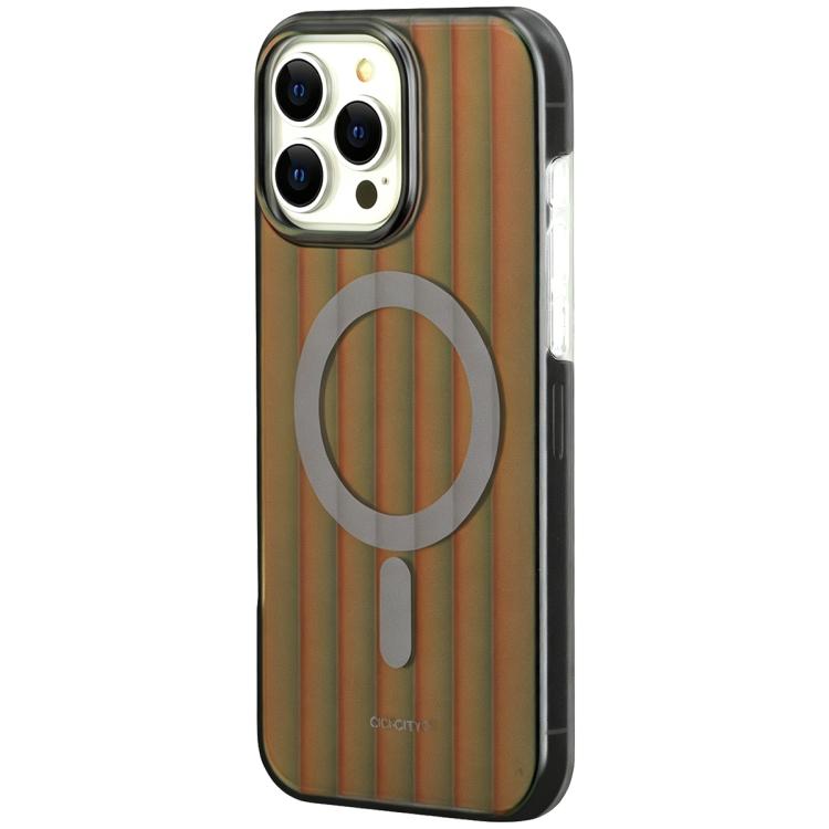 For iPhone 15 Pro Max CICI-CITY CH-64 Aurora Solid Color Magnetic Phone Case