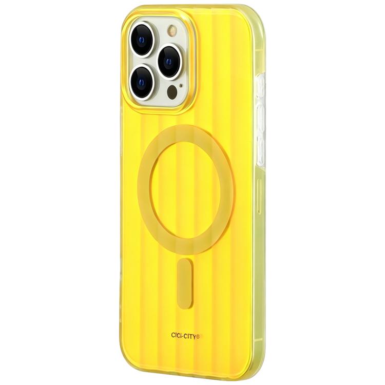 For iPhone 15 Pro CICI-CITY CH-64 Aurora Solid Color Magnetic Phone Case
