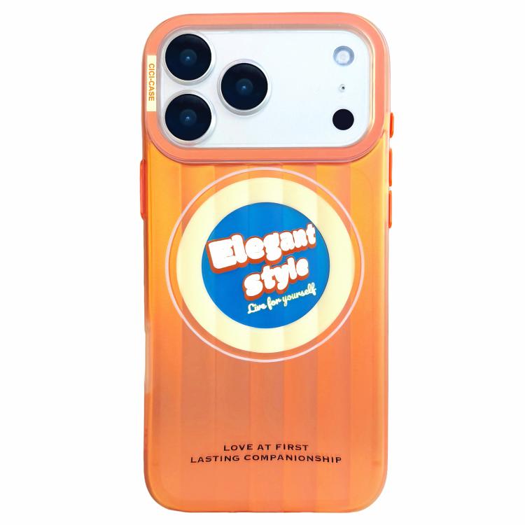 For iPhone 17 Pro CICI-CITY CH-66 Aurora Stripe Magnetic Phone Case