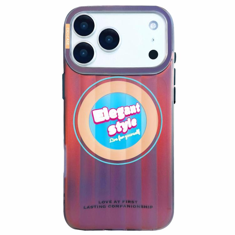 For iPhone 17 Pro CICI-CITY CH-66 Aurora Stripe Magnetic Phone Case