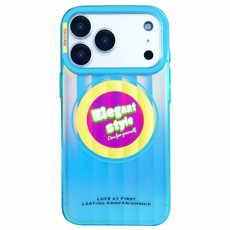 For iPhone 17 Pro CICI-CITY CH-66 Aurora Stripe Magnetic Phone Case