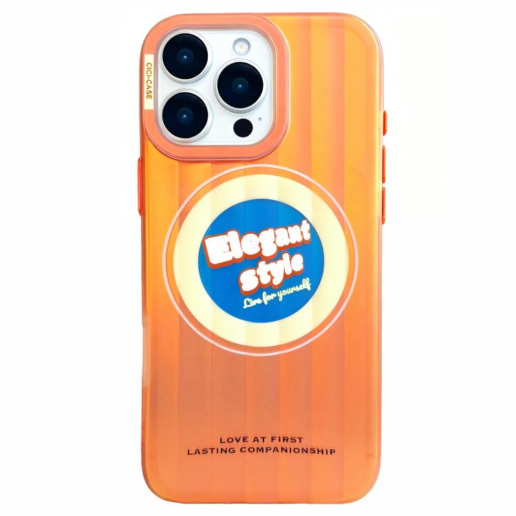 For iPhone 16 Pro Max CICI-CITY CH-66 Aurora Stripe Magnetic Phone Case