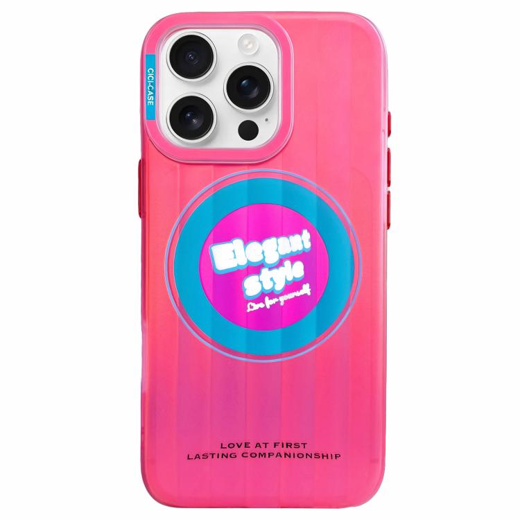 For iPhone 16 Pro CICI-CITY CH-66 Aurora Stripe Magnetic Phone Case