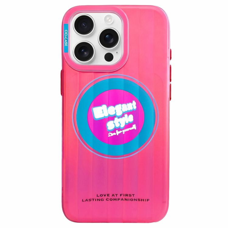 For iPhone 15 Pro Max CICI-CITY CH-66 Aurora Stripe Magnetic Phone Case