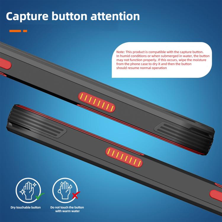 For iPhone 17 Pro RedPepper GTM Series IP68 Waterproof Magnetic Diving Phone Case - Black