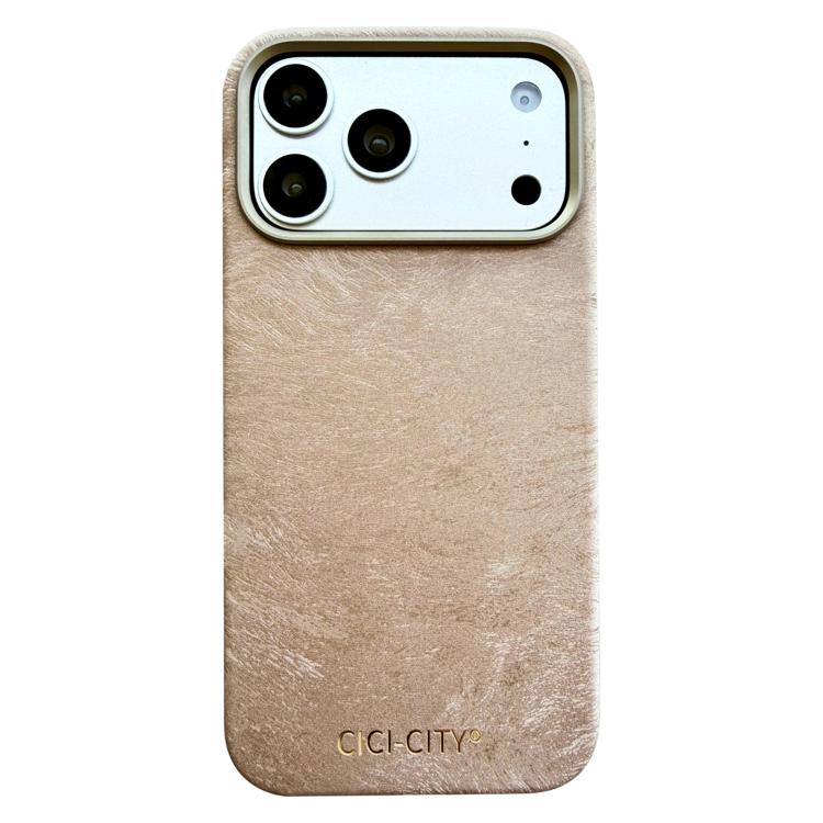 For iPhone 17 Pro Max CICI-CITY CH-67 Velvet Invisible Magnetic Solid Color Phone Case