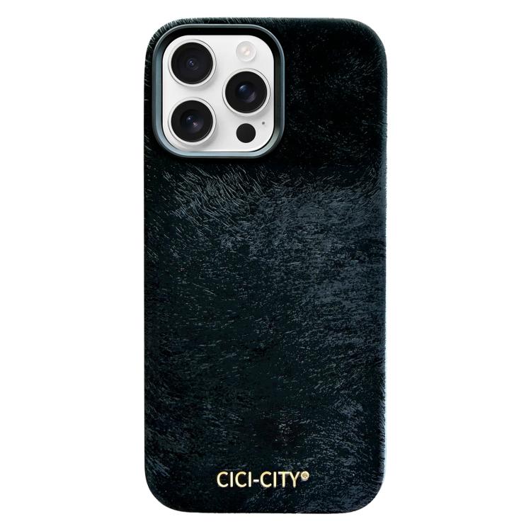 For iPhone 16 Pro Max CICI-CITY CH-67 Velvet Invisible Magnetic Solid Color Phone Case