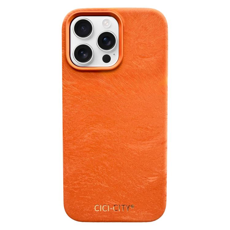 For iPhone 15 Pro CICI-CITY CH-67 Velvet Invisible Magnetic Solid Color Phone Case