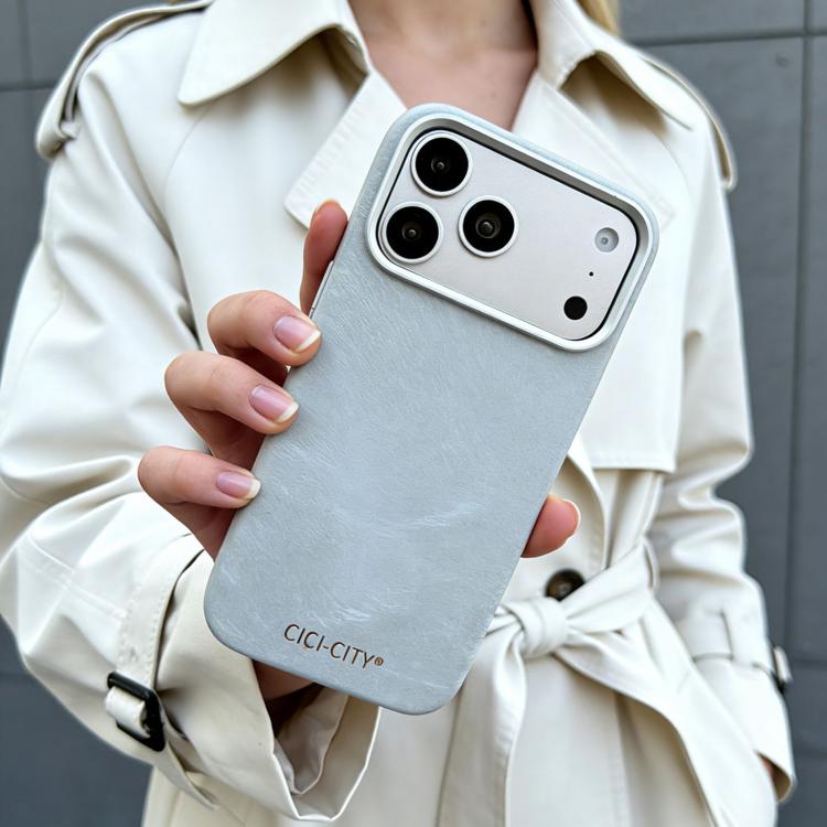 For iPhone 16 Pro Max CICI-CITY CH-67 Velvet Invisible Magnetic Solid Color Phone Case