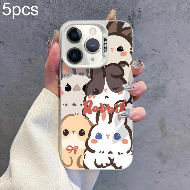 For iPhone 11 Pro Cute Rabbit Pattern Shockproof Phone Case
