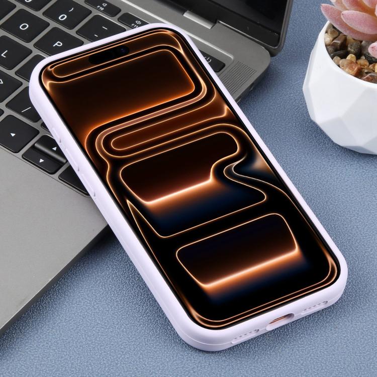 For iPhone 17 Pro Large Hole Leopard Print Liquid Silicone Phone Case