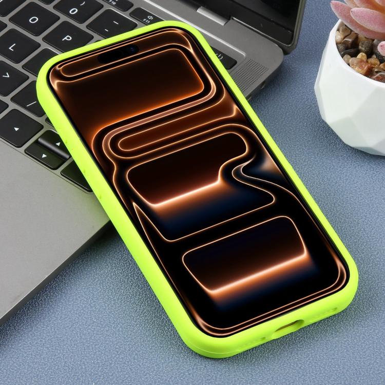 For iPhone 17 Pro Large Hole Leopard Print Liquid Silicone Phone Case