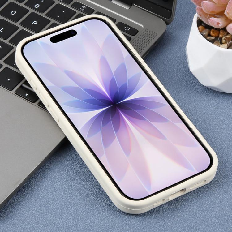 For iPhone 17 Large Hole Leopard Print Liquid Silicone Phone Case