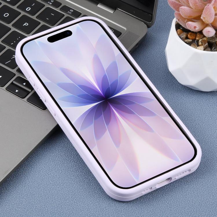 For iPhone 17 Large Hole Leopard Print Liquid Silicone Phone Case