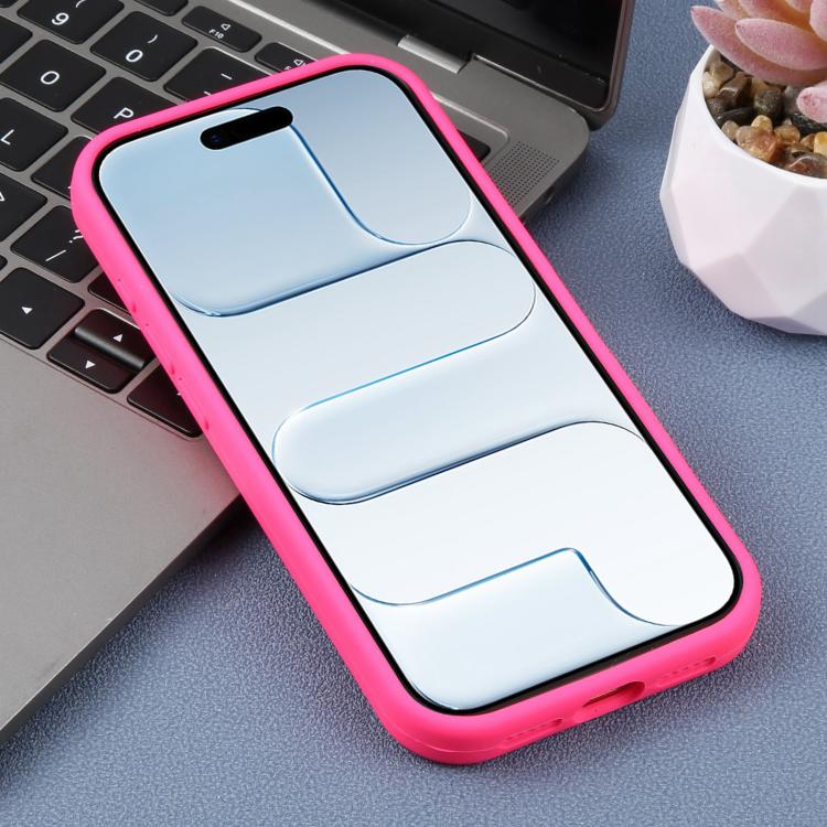 For iPhone Air Large Hole Leopard Print Liquid Silicone Phone Case