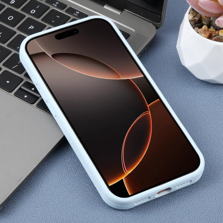 For iPhone 16 Pro Large Hole Leopard Print Liquid Silicone Phone Case
