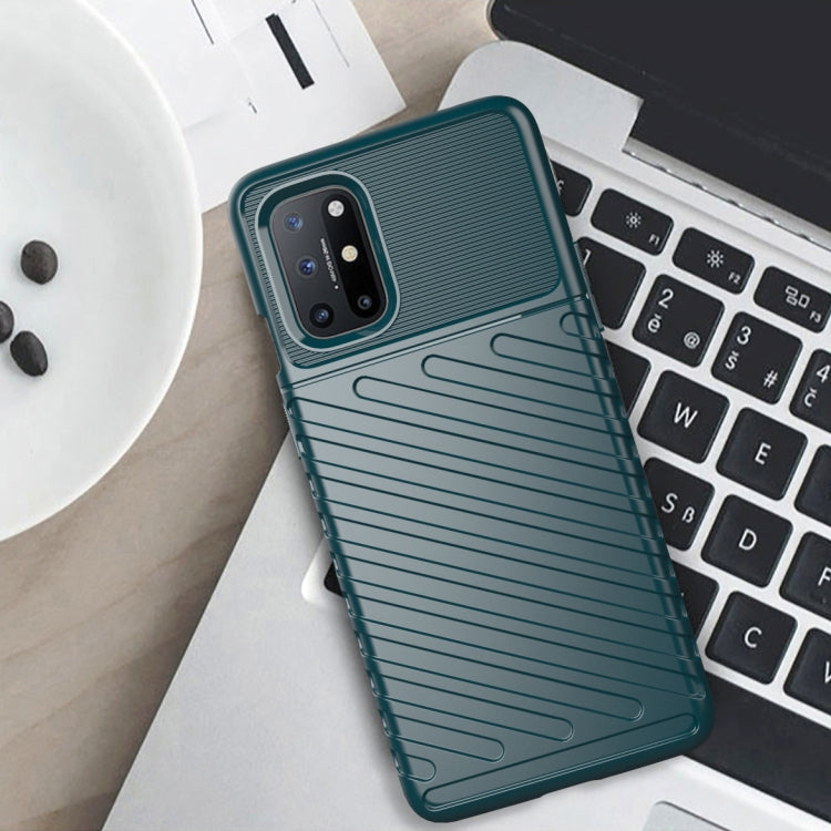 For OnePlus 8T Thunderbolt Shockproof TPU Soft Case(Green)