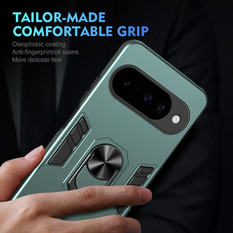 For Google Pixel 10 Pro / 10 Shockproof Metal Ring Holder Phone Case