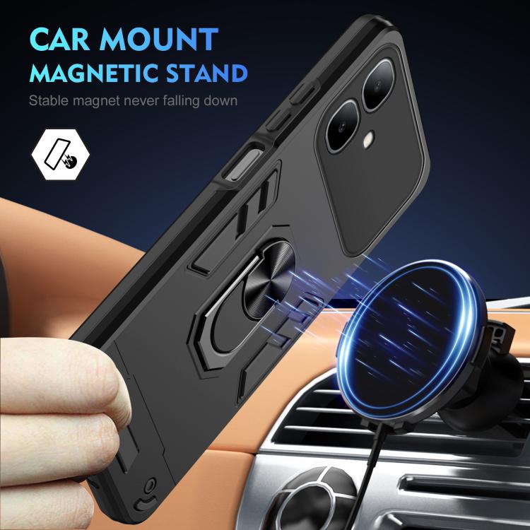 For Infinix Smart 20 4G Shockproof Metal Ring Holder Phone Case