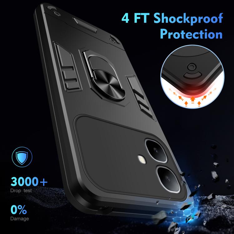 For Infinix Smart 20 4G Shockproof Metal Ring Holder Phone Case