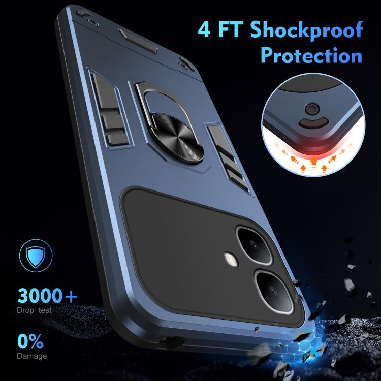 For Infinix Smart 20 4G Shockproof Metal Ring Holder Phone Case