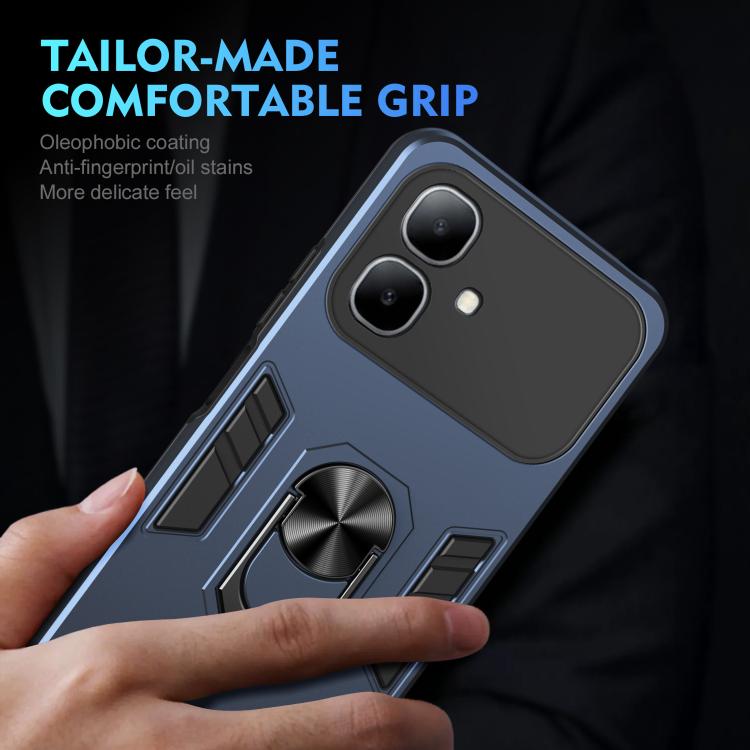 For Infinix Smart 20 4G Shockproof Metal Ring Holder Phone Case