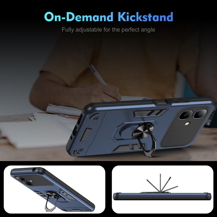 For Infinix Smart 20 4G Shockproof Metal Ring Holder Phone Case