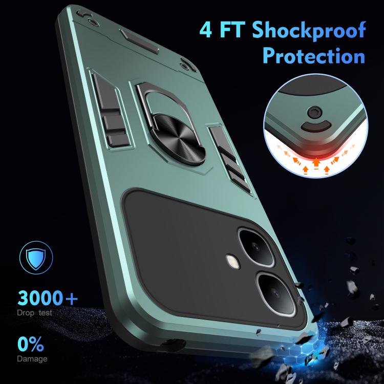 For Infinix Smart 20 4G Shockproof Metal Ring Holder Phone Case