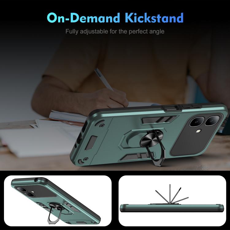 For Infinix Smart 20 4G Shockproof Metal Ring Holder Phone Case