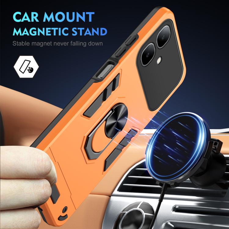 For Infinix Smart 20 4G Shockproof Metal Ring Holder Phone Case