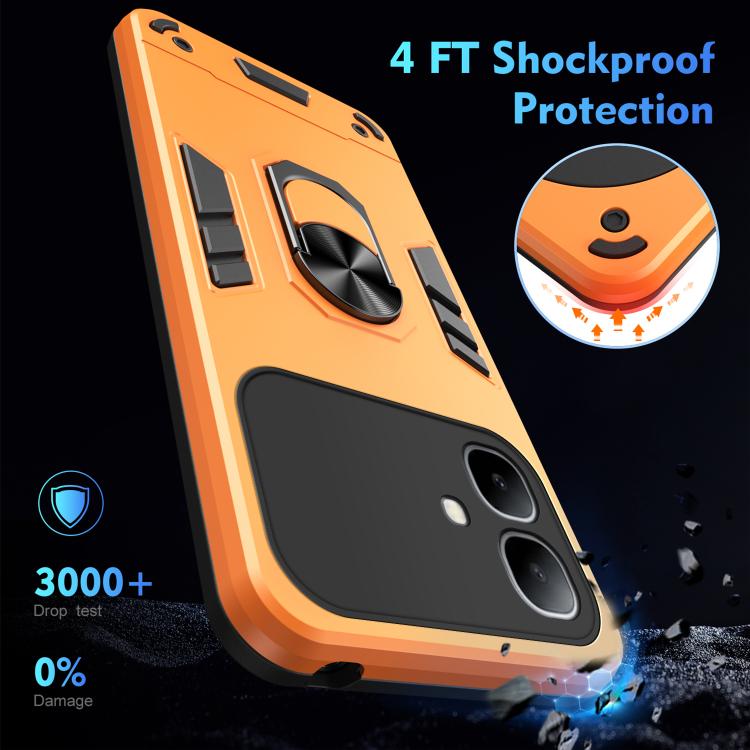 For Infinix Smart 20 4G Shockproof Metal Ring Holder Phone Case