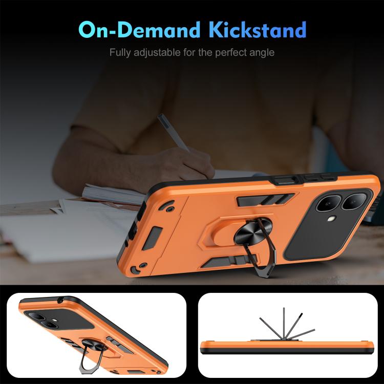 For Infinix Smart 20 4G Shockproof Metal Ring Holder Phone Case