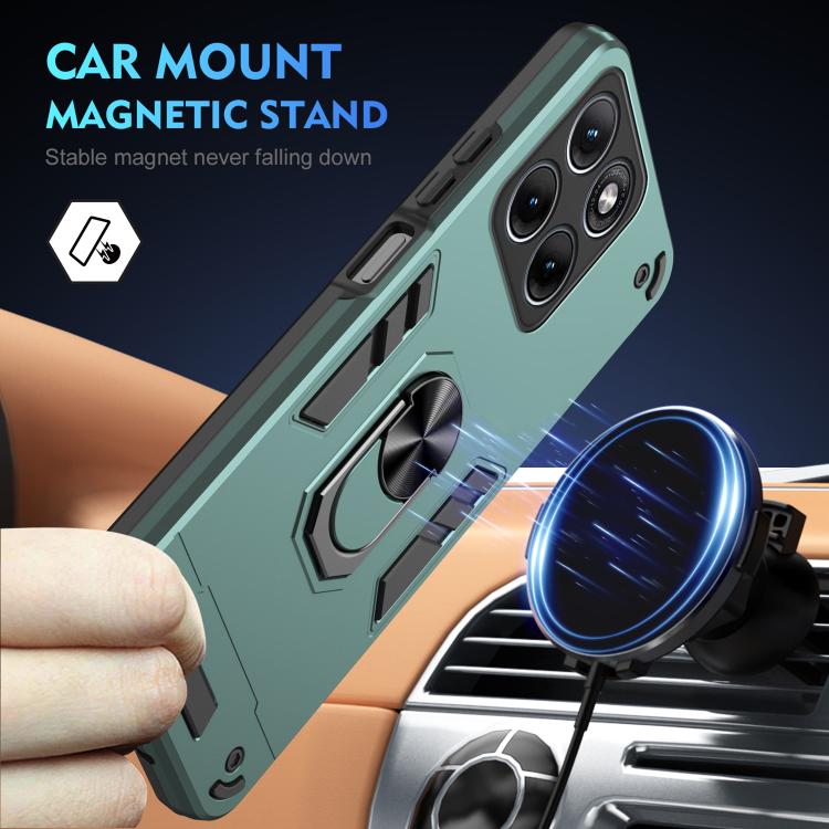 For Motorola Edge 70 Fusion 5G Shockproof Metal Ring Holder Phone Case