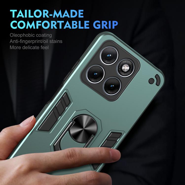 For Motorola Edge 70 Fusion 5G Shockproof Metal Ring Holder Phone Case