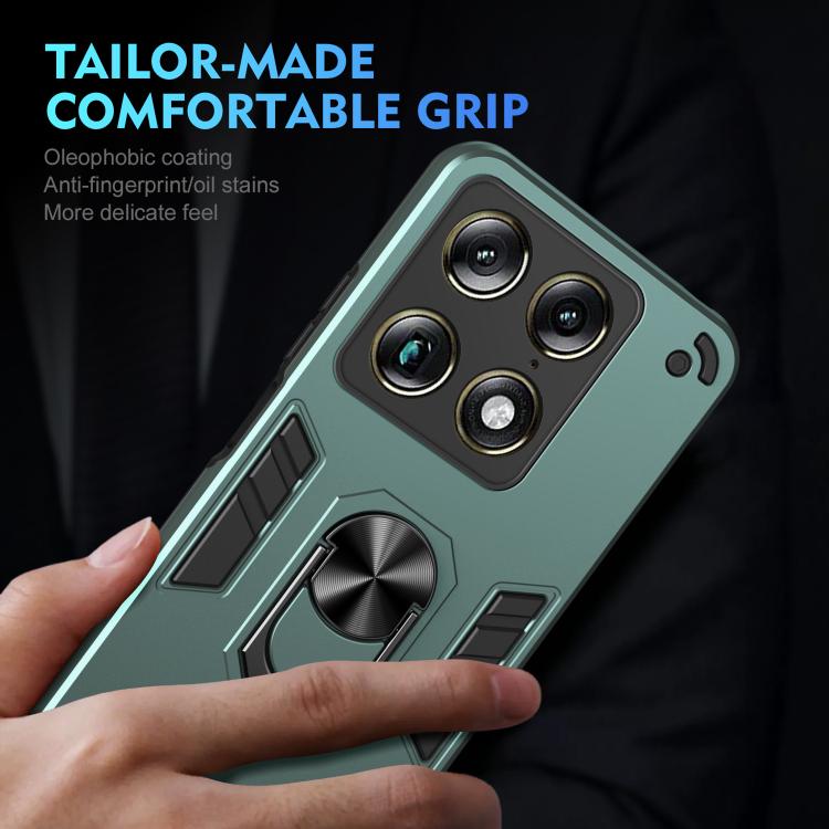 For Motorola Signature 5G Shockproof Metal Ring Holder Phone Case